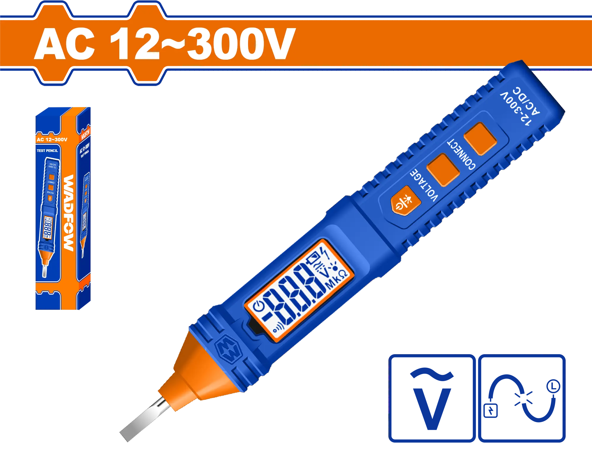 COMPROBADOR CA 12-300V WADFOW