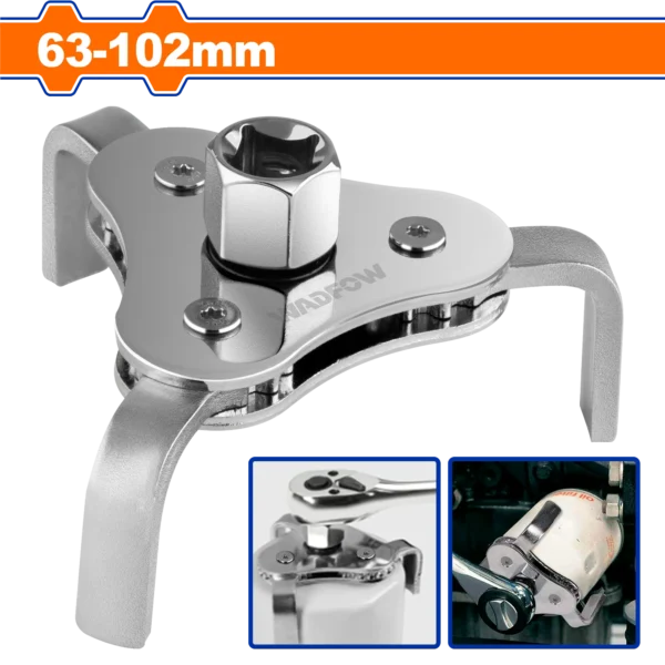 LLAVE PARA FILTRO DE ACEITE 63-102MM
