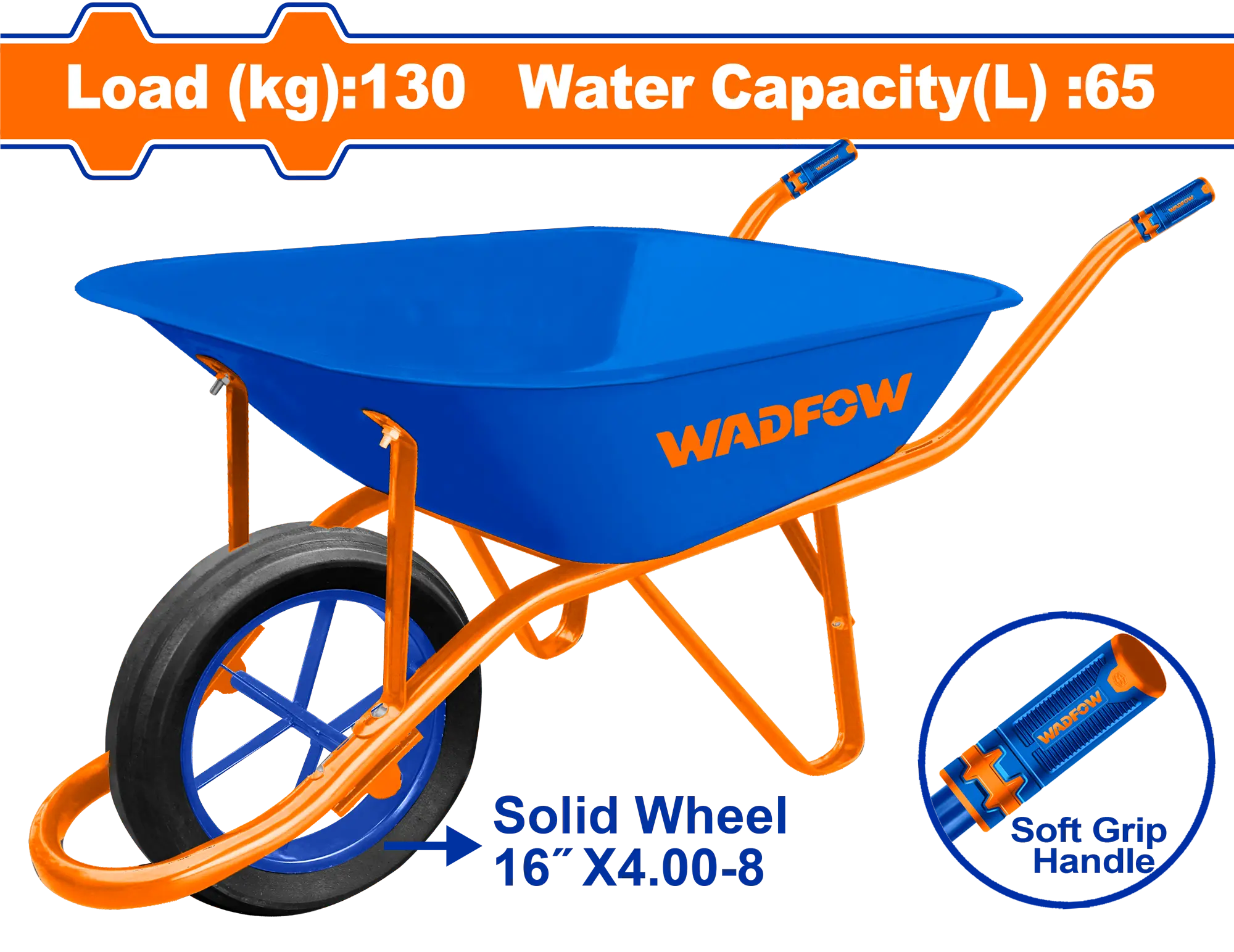 CARRETILLA 65L- 130KG WADFOW
