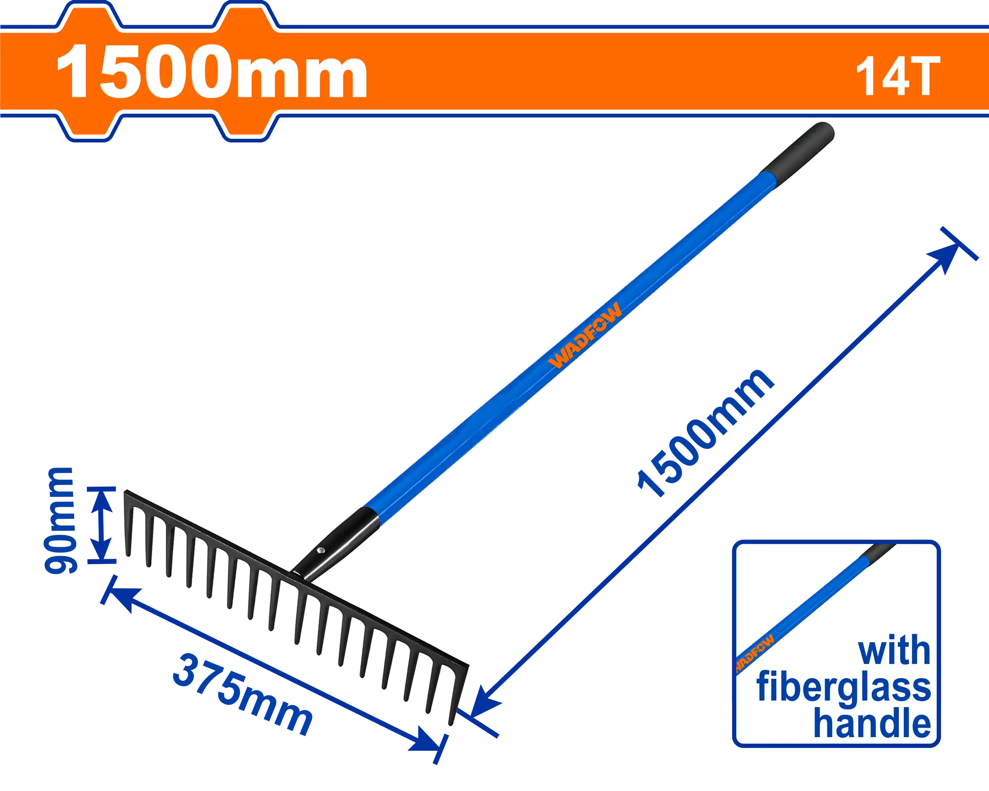 RASTRILLO 14 DIENTES WADFOW