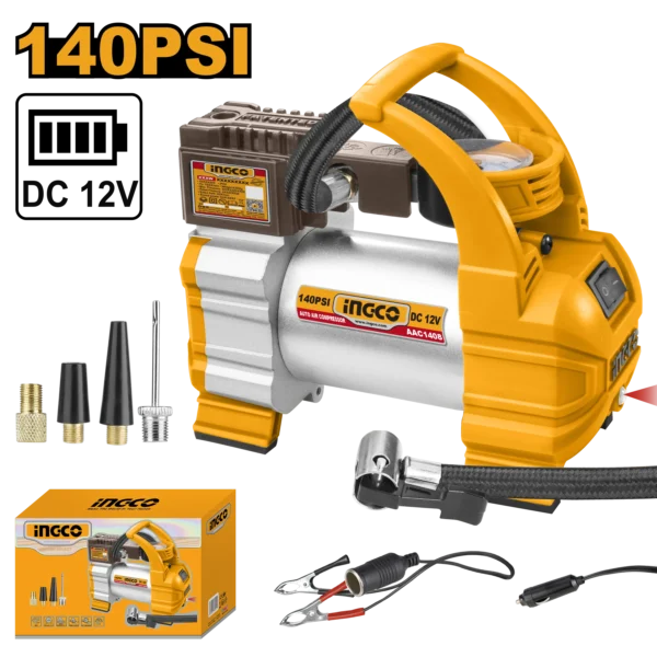 COMPRESOR DE AIRE AUTOMATICO 140PSI - 12V