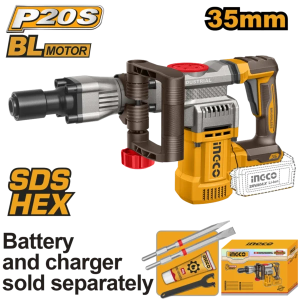 DEMOLEDOR INALAMBRICO BL 20V 16J