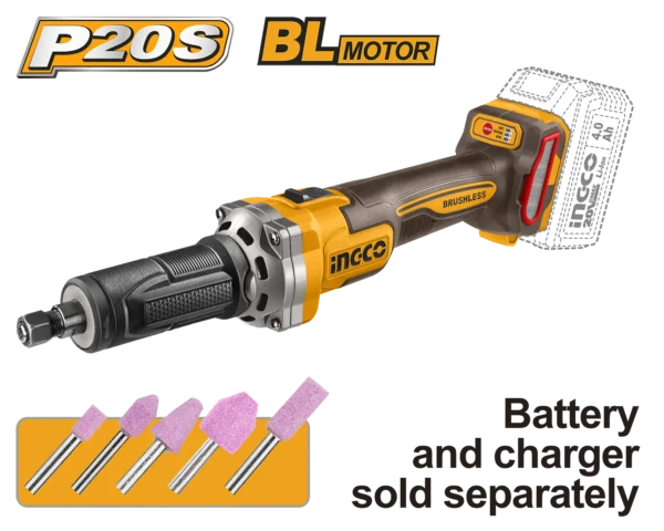 RECTIFICADOR INALAMBRICO 6MM/1/4" 30000RPM