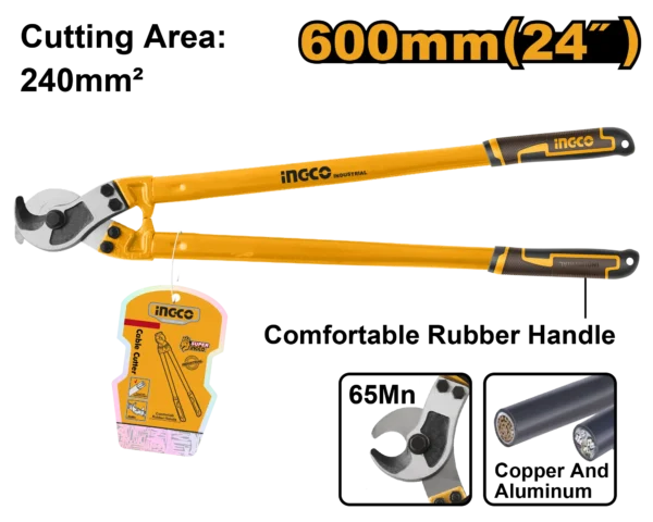 CORTADOR DE CABLES TAMAÑO: 24 " INDUSTRIAL PARA CORTE COBRE Y ALUMINIO