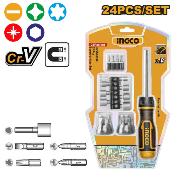SET PUNTAS DESTORNILLADOR 24 PCS