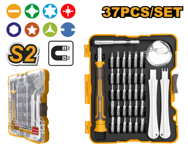 SET DESTORNILLADORES DE PRECISION IMANTADO 37 PCS CELU/RELOJ