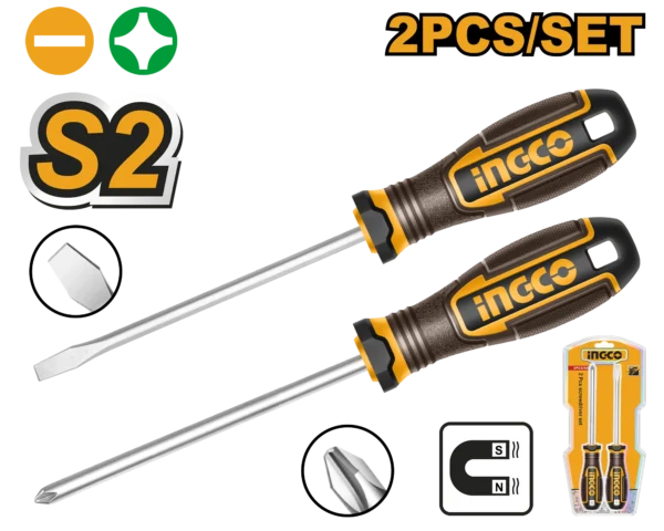 SET DESTORNILLADORES 2PCS INDUSTRIAL