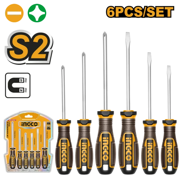 SET DESTORNILLADORES 6PCS INDUSTRIAL