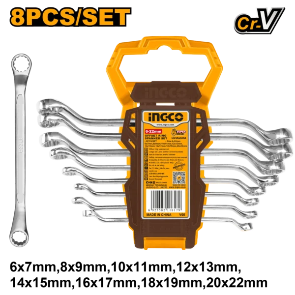 SET LLAVES CORONA 8PCS INDUSTRIAL