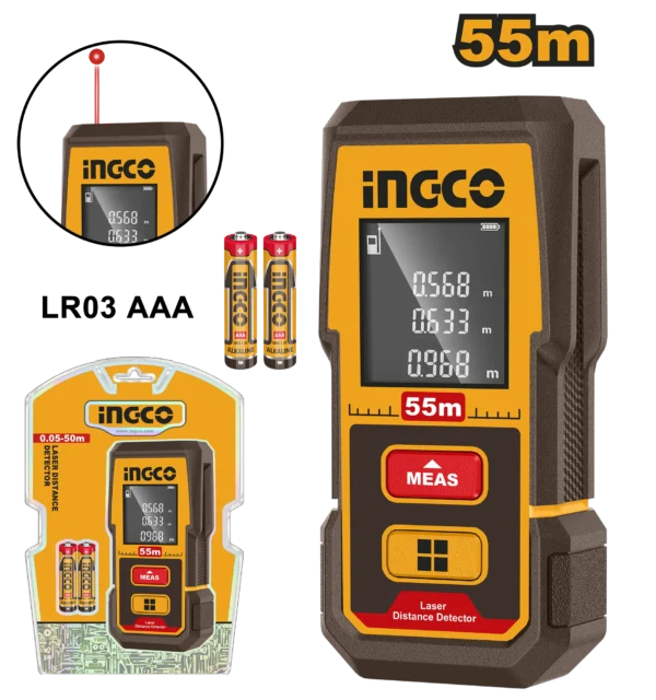 MEDIDOR DE DISTANCIA LASER 55M INDUSTRIAL