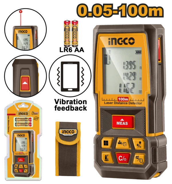 MEDIDOR DE DISTANCIA LASER 100M INDUSTRIAL