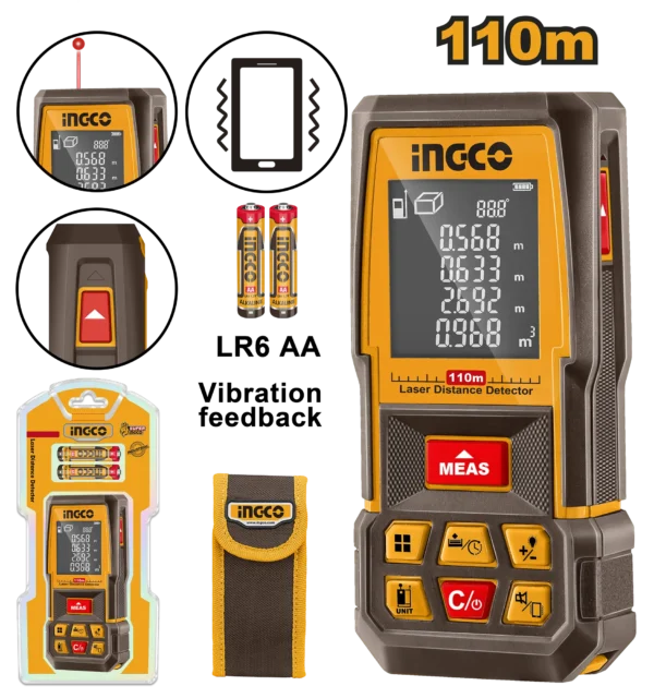 MEDIDOR DE DISTANCIA LASER 110M INDUSTRIAL