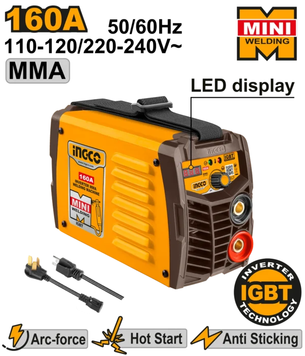 SOLDADORA INVERTER MMA 160A