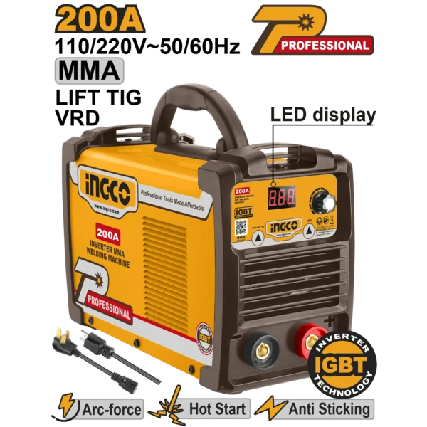 SOLDADORA INVERTER MMA/TIG LIFT - VRD 200A