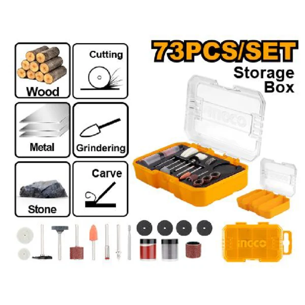 ACCESORIOS DE MINI TALADRO DE 73 PCS