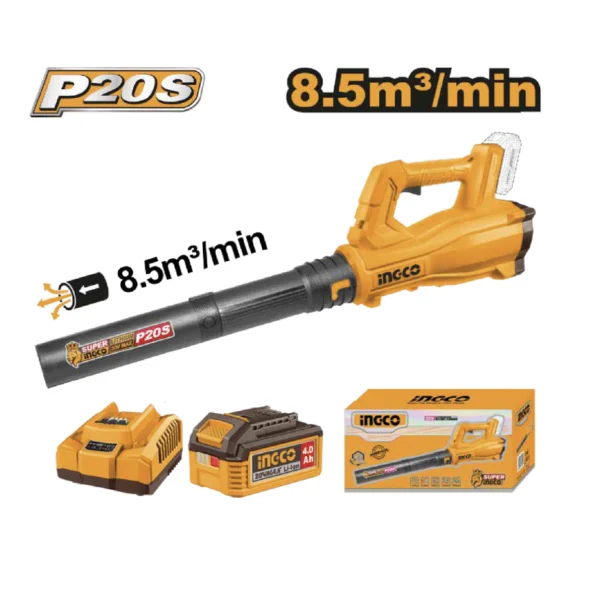KIT SOPLADOR INALAMBRICO 8,5M3/MIN 20V