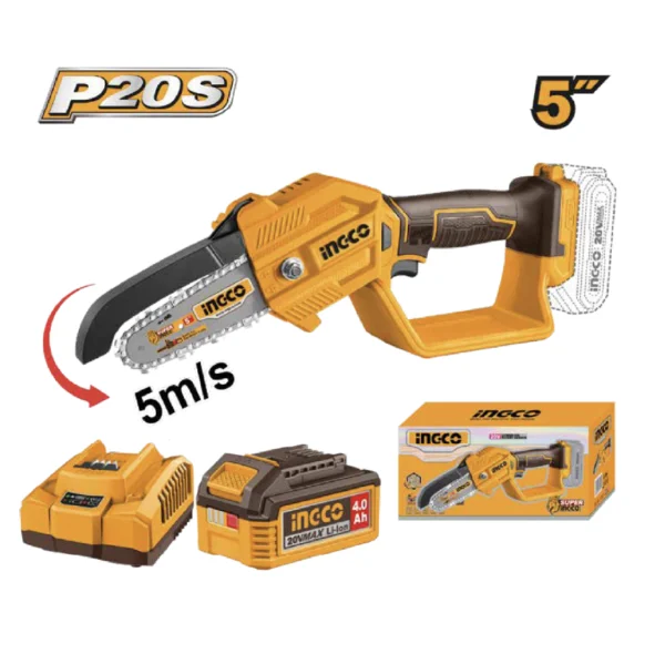 KIT MOTOSIERRA DE IONES DE LITIO 5'' 20V