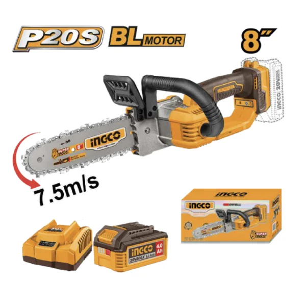 KIT MOTOSIERRA DE IONES DE LITIO 8" BL 20V
