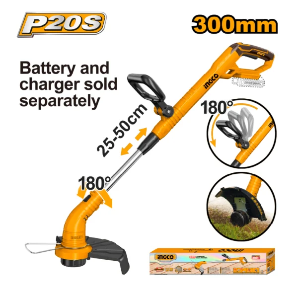 CORTADORA DE HIERBA 300MM. 20V