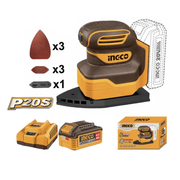 KIT LIJADORA DE PALMA 20V INGCO