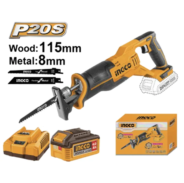 KIT SIERRA DE SABLE INALAMBRICA 8/115MM 20V