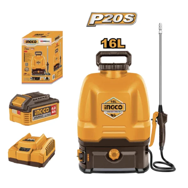 KIT BOMBA FUMIGADORA INALAMBRICA 16L 20V