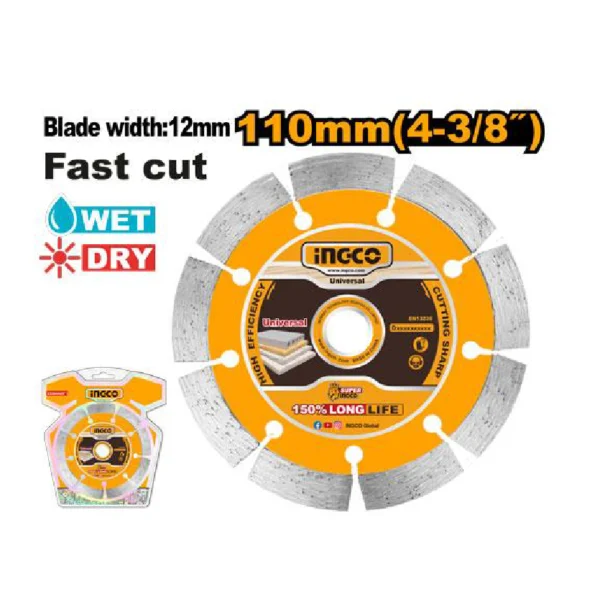 DISCO DE DIAMANTE SECO 110X20MM