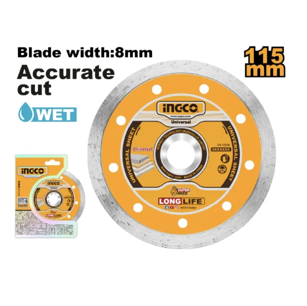 DISCO DIAMANTE CONTINUO 4 1/2" PROFESIONAL