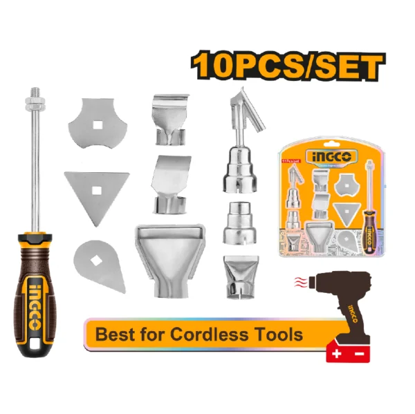 ACCESORIOS PISTOLA DE CALOR 10PCS