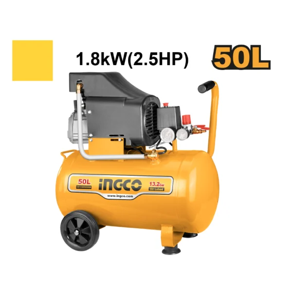 COMPRESOR DE AIRE 50L 1.8KW 2.5 HP