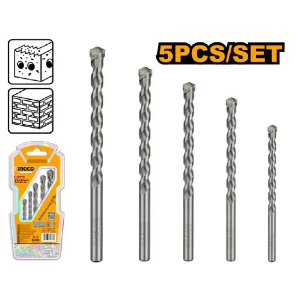 JUEGO DE BROCAS 5PCS PARA CONCRETO