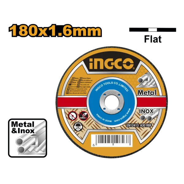 DISCO CORTE METAL 7X1/16 FINO