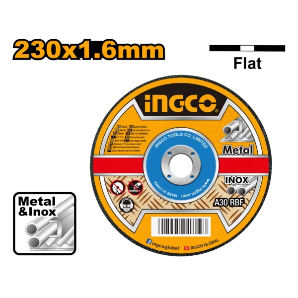 DISCO CORTE METAL 9"X1/16"