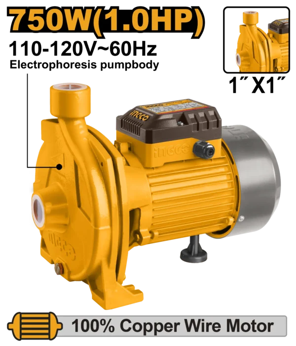 BOMBA DE AGUA CENTRIFUGA 1HP