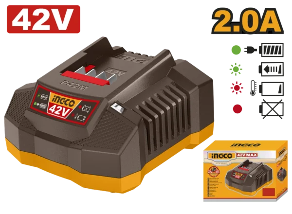CARGADOR DE BATERIA 42V 2.0AM