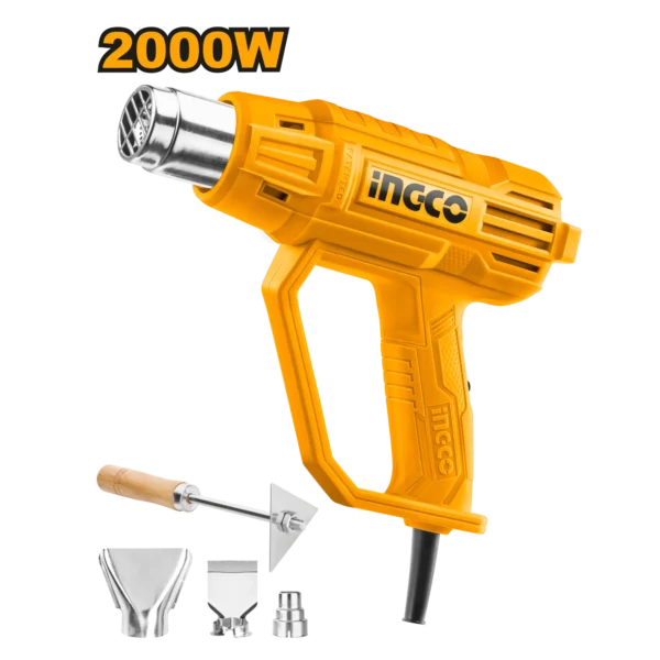 PISTOLA DE CALOR 2000W - 350°C/550°C/