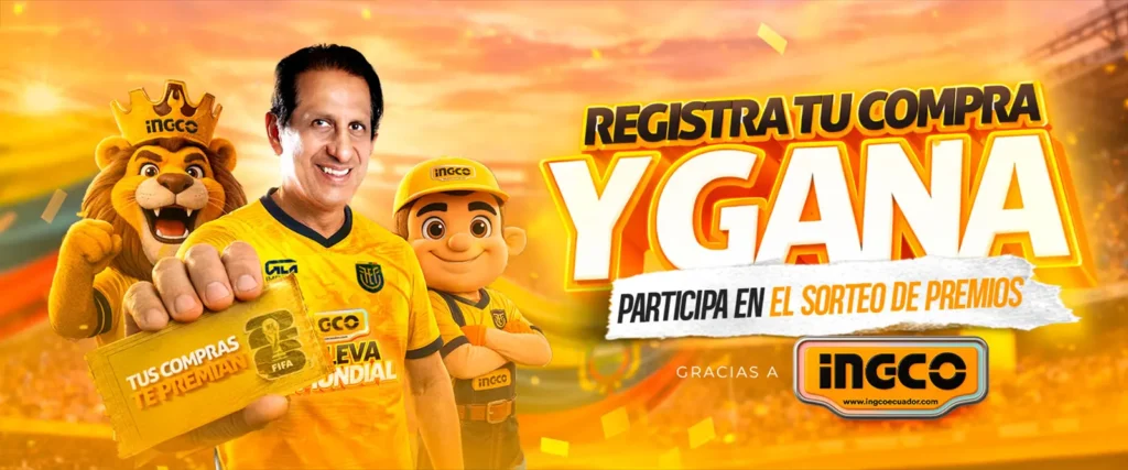 INGCO registra tu compra y gana